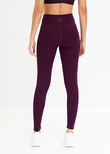 Sportleggings med mobilficka, snabbtorkande, bonprix