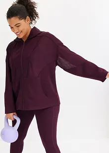 Funktionssportjacka med mesh, oversized, bonprix