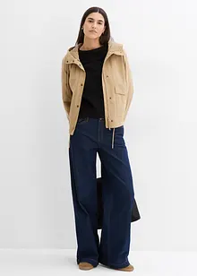 Wide Leg Jeans Mid Waist, Full Length, bonprix