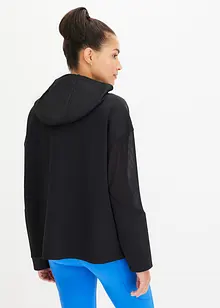 Funktionssportjacka med mesh, oversized, bonprix