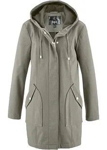 Softshellparkas med huva, bonprix