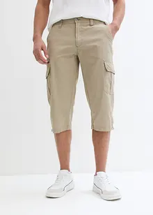 Långa cargobermudas, Regular Fit, bonprix