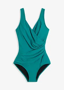 Baddräkt med omlottlook och medelhög formande effekt, bonprix