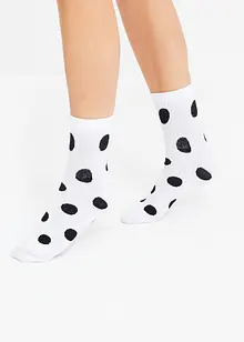 Korta strumpor med ekologisk bomull (5-pack), bonprix