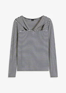 Långärmad topp med detalj i ringningen, bonprix