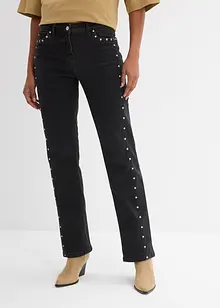 Straight Jeans Mid Waist, Stretch, bonprix