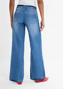 Wide Leg Jeans, Mid Waist, bonprix