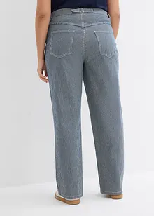 Straight Jeans High Waist, randiga, bonprix