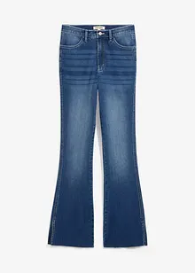 Bootcutjeans med hög midja och mjuk stretch, bonprix