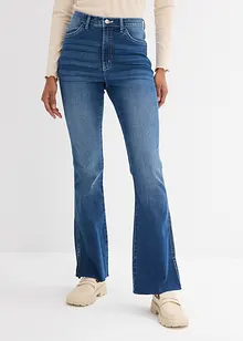 Bootcutjeans med hög midja och mjuk stretch, bonprix