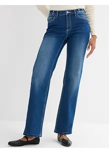 Straight Jeans Mid Waist, Stretch, bonprix