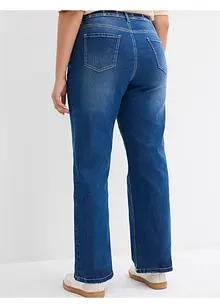 Straight Jeans Mid Waist, Stretch, bonprix