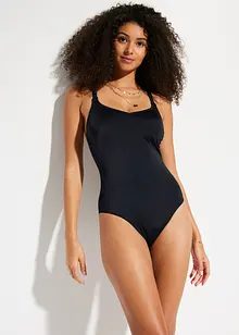 Baddräkt med brottarrygg i snabbtorkande material, bonprix