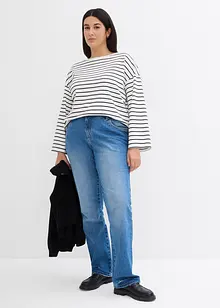 Jeans Straight med medelhög midja, bonprix