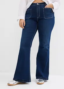 Bootcut Jeans High Waist, Stretch, bonprix