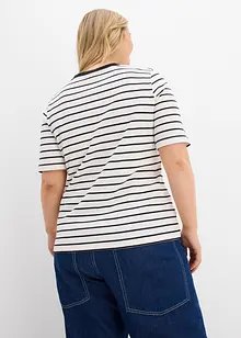 T-shirt av tjock ekologisk bomull, bonprix
