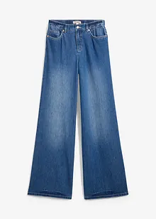 Wide Leg Jeans High Waist, med bekväm midja, bonprix