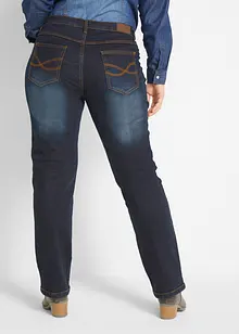 Slim Straight Jeans Mid Waist, Stretch, bonprix