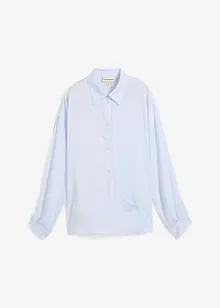 Skjortblus i fin satin, bonprix