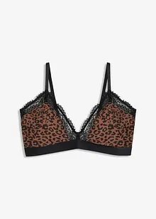 Bralette med trekantskupor utan bygel och urtagbar vaddering, bonprix