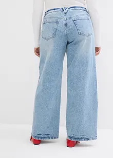 Wide Leg Jeans Mid Waist, Full Length, bonprix