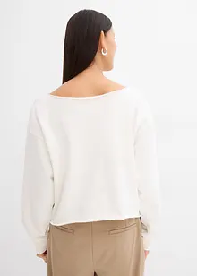 Sweatshirt av ren ekologisk bomull, bonprix