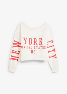 Sweatshirt av ren ekologisk bomull, bonprix