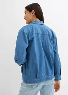 Jeansjacka i lumbermodell med dragkedja, bonprix