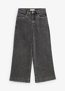 Wide Leg Jeans High Waist, cropped, bonprix