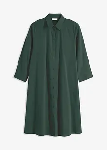 Skjortklänning med bomull, bonprix