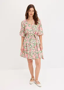 Miniklänning i mjuk viskosmix, bonprix