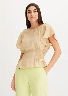 Blustopp i mjuk viskosmix, bonprix