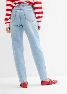 Mom-jeans med hög midja och kortare ben, bonprix