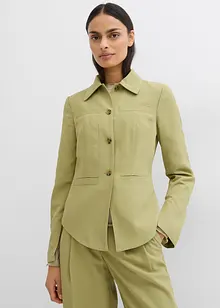 Skjortjacka med insvängd midja, bonprix