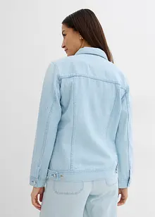 Jeansjacka med strass, bonprix