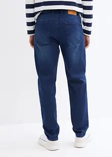 Powerstretchjeans med T-400 och bekvämt snitt, klassisk passform, avsmalnande ben, bonprix