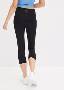 Snabbtorkande sportleggings i caprimodell med mobilficka, bonprix