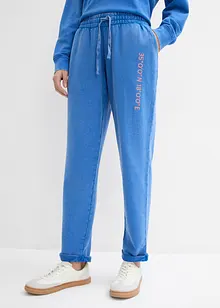 Sweatbyxa av stabilt material med tryck, bonprix