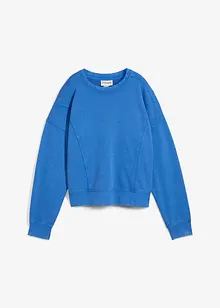 Oversizesweatshirt av mjuk materialmix med bomull och viskos, bonprix