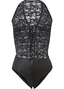 Body ouvert med wetlook, VENUS