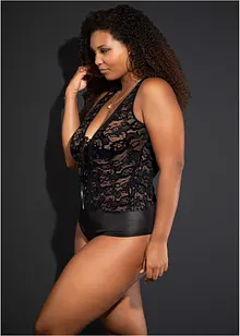 Body ouvert med wetlook, VENUS