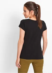 Stretchtopp, kortärmad, bonprix