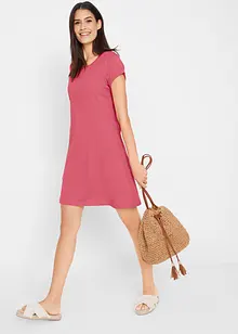 Jerseyklänning i ren bomull, bonprix