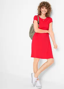 Jerseyklänning i ren bomull, bonprix