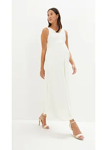 Mammbröllopsklänning av spets, satin och georgette, bonprix