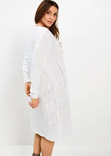 Lång cardigan i bomullsblandning, bonprix