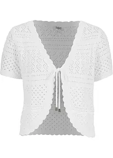 Virkad bolero i kort modell, bonprix