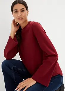 Långärmad T-shirt i tung bomull, Essentials, bonprix