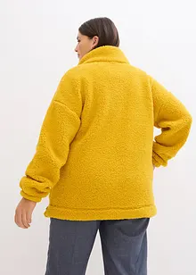 Fleecetröja med ståkrage, bonprix