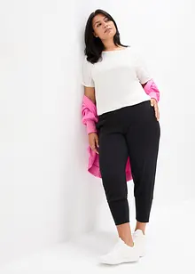 Extra mjuk haremsbyxa i caprimodell, bonprix